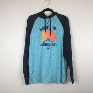 Levi’s pullover hoodie men’s L
